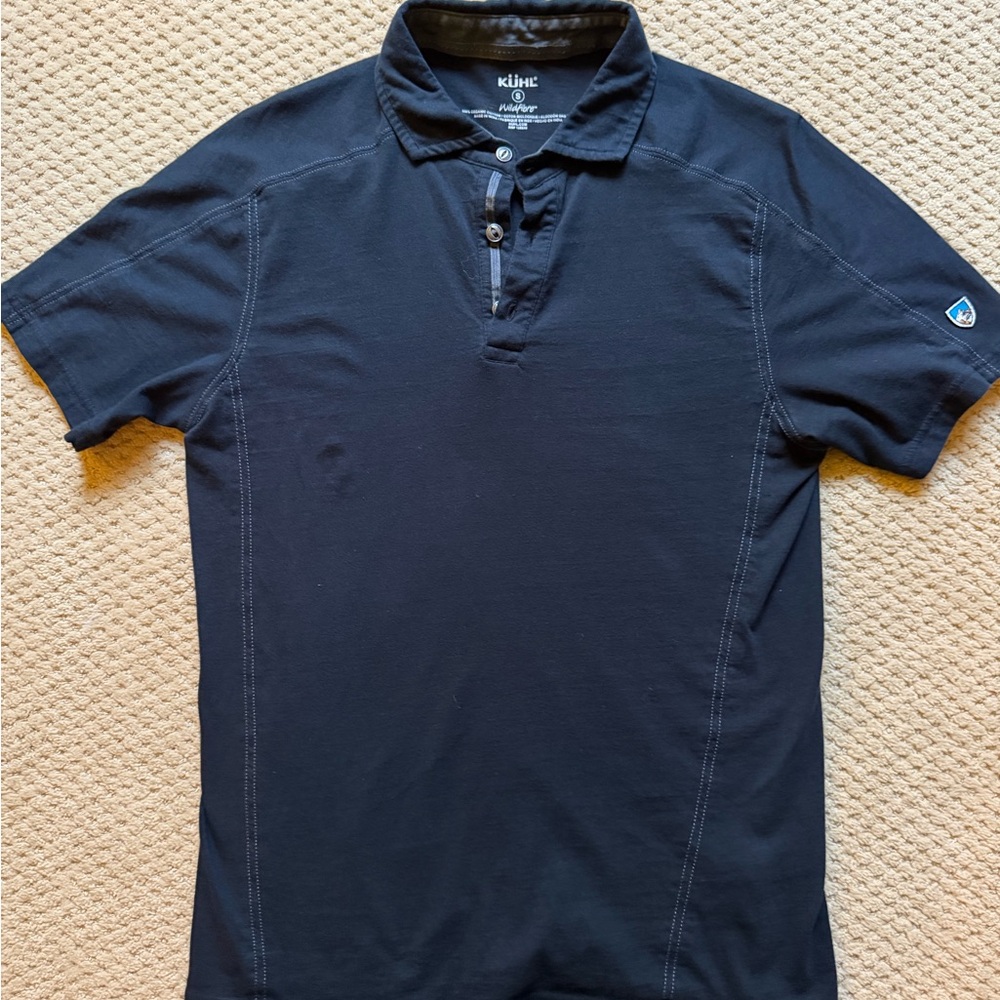 Kuhl Men's Black Polo Shirt